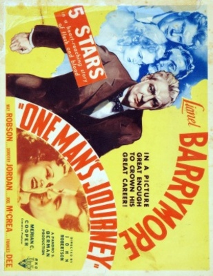 One Man's Journey movie poster (1933) poster