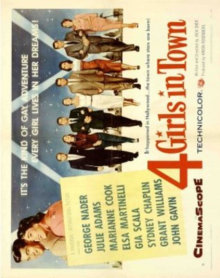 Four Girls in Town movie poster (1957) hoodie