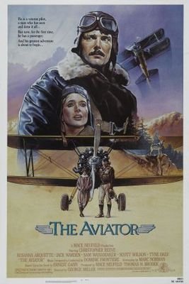 The Aviator movie poster (1985) tote bag
