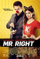 Mr. Right movie poster (2015) Sweatshirt #1301819