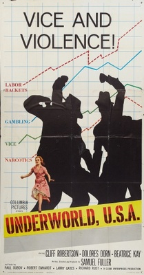 Underworld U.S.A. movie poster (1961) poster