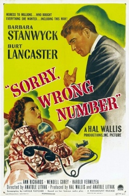 Sorry, Wrong Number movie poster (1948) tote bag
