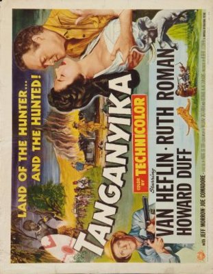 Tanganyika movie poster (1954) tote bag
