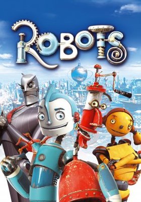 Robots movie poster (2005) Mouse Pad MOV_843c088b