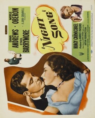 Night Song movie poster (1947) hoodie