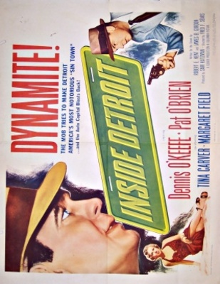 Inside Detroit movie poster (1956) Longsleeve T-shirt