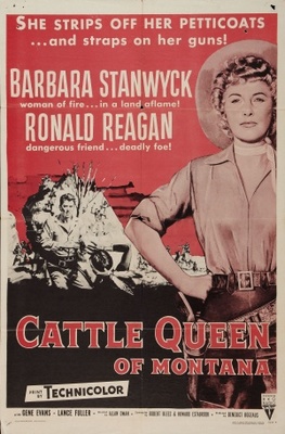 Cattle Queen of Montana movie poster (1954) mug