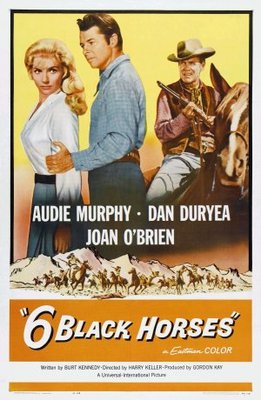 Six Black Horses movie poster (1962) hoodie