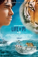 Life of Pi movie poster (2012) t-shirt #MOV_87786da8