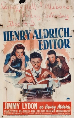 Henry Aldrich, Editor movie poster (1942) mouse pad