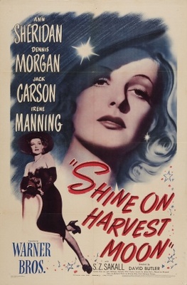 Shine on Harvest Moon movie poster (1944) tote bag