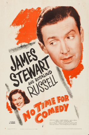 No Time for Comedy movie poster (1940) poster