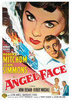 Angel Face movie poster (1952) t-shirt #MOV_87pa4g2n
