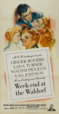 Week-End at the Waldorf movie poster (1945) mouse pad