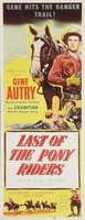 Last of the Pony Riders movie poster (1953) Longsleeve T-shirt #724419