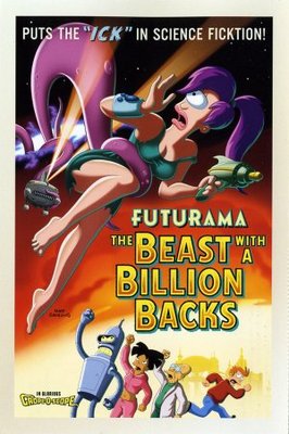 Futurama: The Beast with a Billion Backs movie poster (2008) Mouse Pad MOV_89ca15b7
