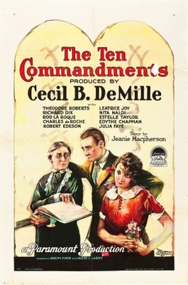 The Ten Commandments movie poster (1923) mug