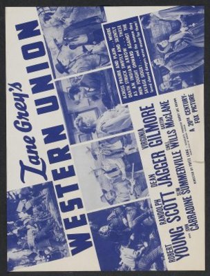 Western Union movie poster (1941) tote bag