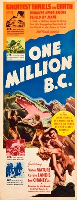 One Million B.C. movie poster (1940) calendar