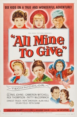 All Mine to Give movie poster (1957) mug