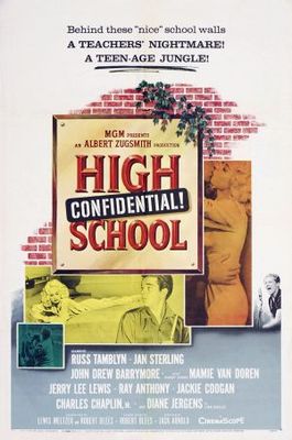 High School Confidential! movie poster (1958) mouse pad