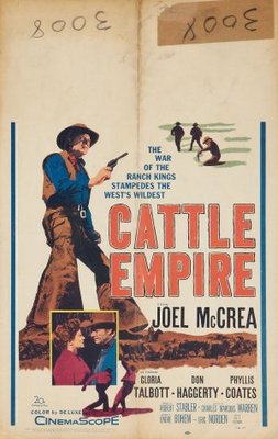 Cattle Empire movie poster (1958) mouse pad