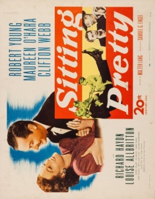 Sitting Pretty movie poster (1948) mouse pad
