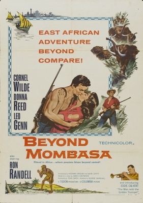 Beyond Mombasa movie poster (1956) mug