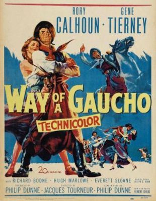 Way of a Gaucho movie poster (1952) mug