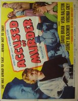Accused of Murder movie poster (1956) Poster MOV_8c5f5389