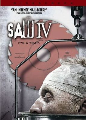 Saw IV movie poster (2007) tote bag