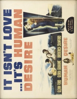 Human Desire movie poster (1954) mouse pad