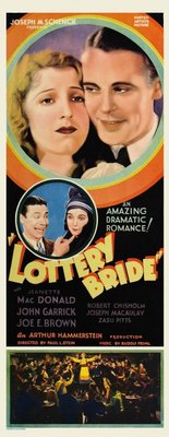 The Lottery Bride movie poster (1930) Mouse Pad MOV_8d3b099b
