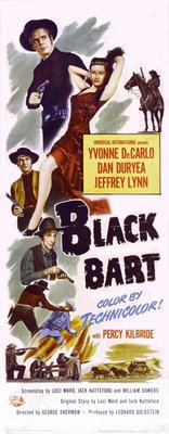 Black Bart movie poster (1948) mouse pad