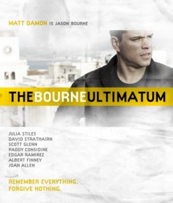 The Bourne Ultimatum movie poster (2007) mouse pad