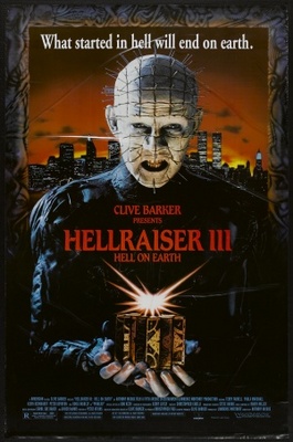 Hellraiser III: Hell on Earth movie poster (1992) tote bag