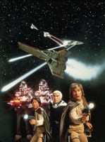 Battlestar Galactica movie poster (1978) Longsleeve T-shirt #649057