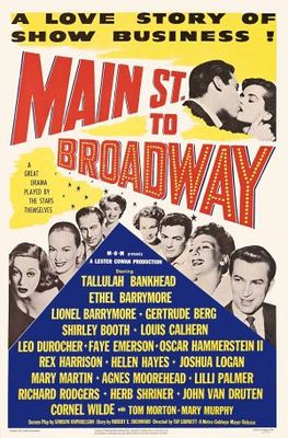 Main Street to Broadway movie poster (1953) Poster MOV_8f6116df
