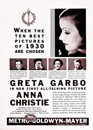 Anna Christie movie poster (1930) poster