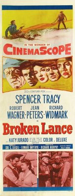 Broken Lance movie poster (1954) mouse pad