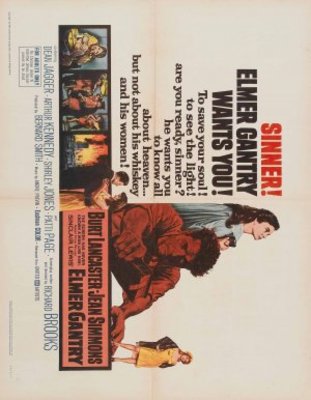 Elmer Gantry movie poster (1960) poster