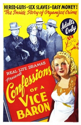 Confessions of a Vice Baron movie poster (1943) tote bag