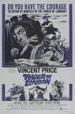 Tower of London movie poster (1962) poster