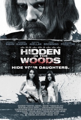 Hidden in the Woods movie poster (2014) tote bag