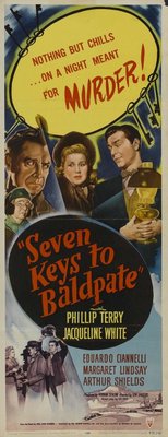 Seven Keys to Baldpate movie poster (1947) Sweatshirt