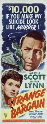 Strange Bargain movie poster (1949) calendar