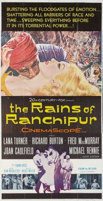 The Rains of Ranchipur movie poster (1955) Sweatshirt