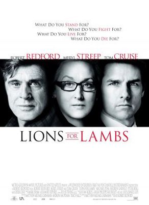 Lions for Lambs movie poster (2007) calendar
