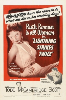 Lightning Strikes Twice movie poster (1951) tote bag
