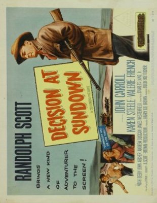 Decision at Sundown movie poster (1957) poster